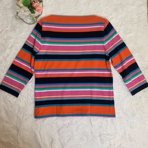 Lauren Ralph Lauren Boatneck 3/4 Sleeves Top